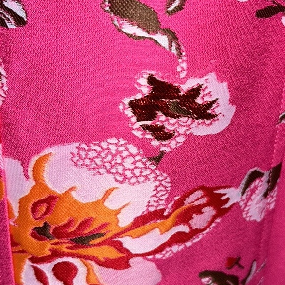 RARE Carlisle Collection Catalina Pink Jacquard Floral Jacket - 10 - Picture 14 of 16